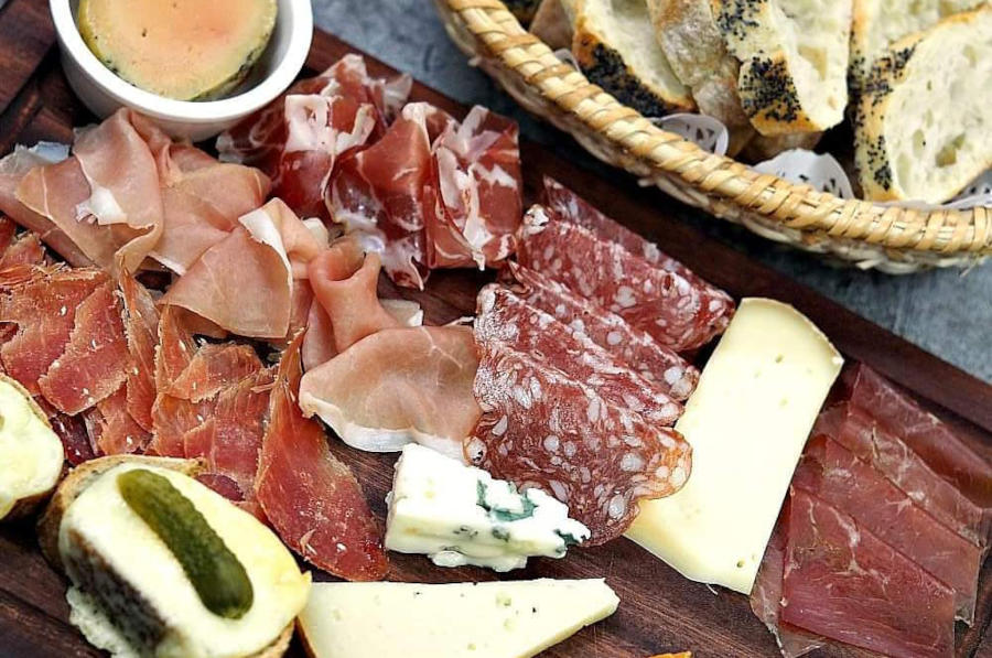 Imported charcuterie board from Raymond deli club