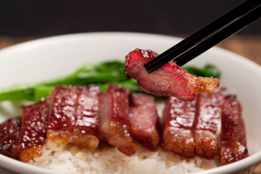 food diet chinese bbq pork char siu