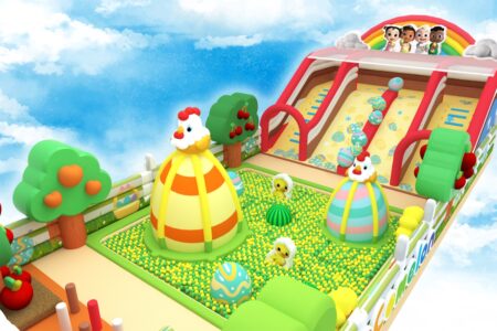 cocomelon easter inflatable play area hong kong 2024