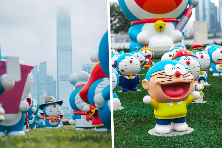 doraemon outdoor exhibition hong kong 2024