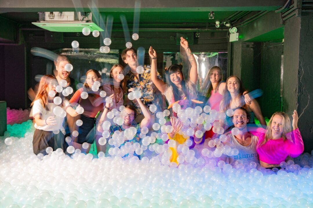 glowball-hong kong's first adult ball pit