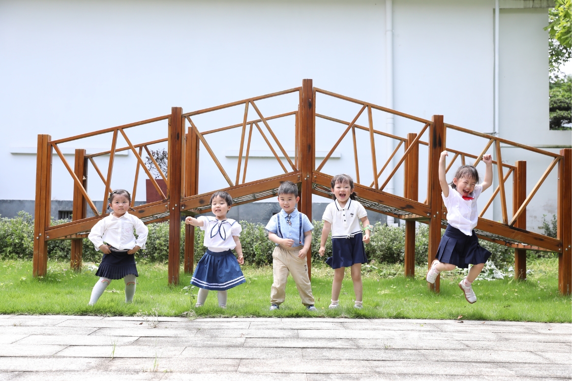 children at a guidepost montessori camp in hangzhou