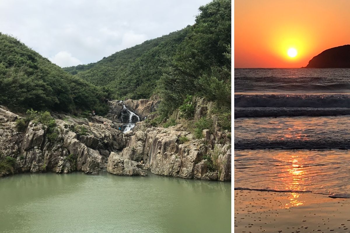 ham tin beach sheung luk stream rock pool sai kung