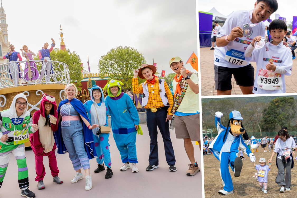 hong kong disneyland weekend 10k pixar duffy kids runs