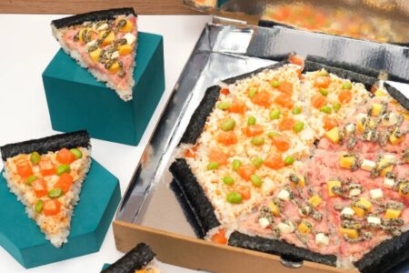 hong kong first sushi pizza