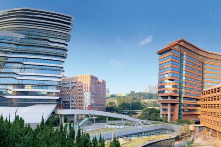 The campus of the Hong Kong Polytechnic University