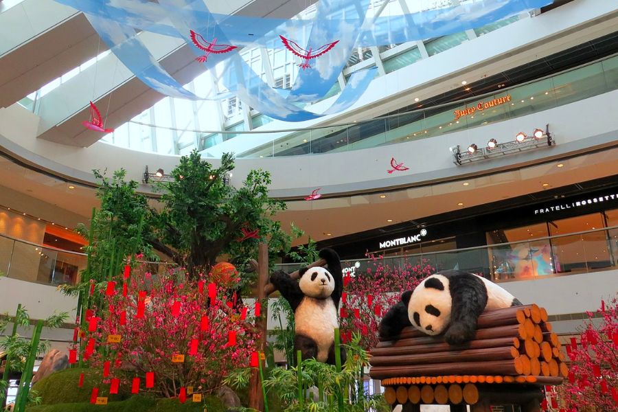 ifc mall hong kong during Chinese New Year