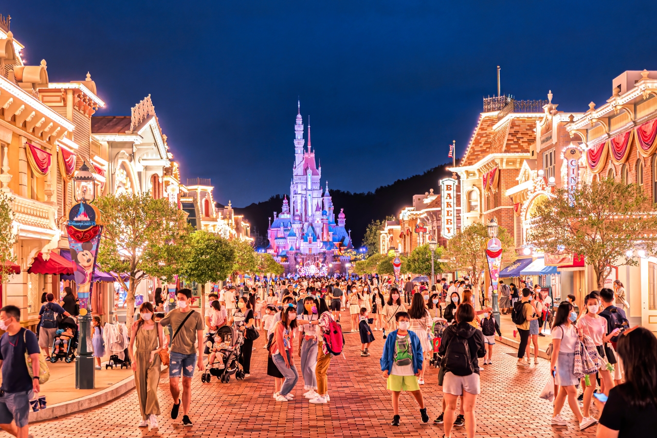 main street usa hong kong disneyland