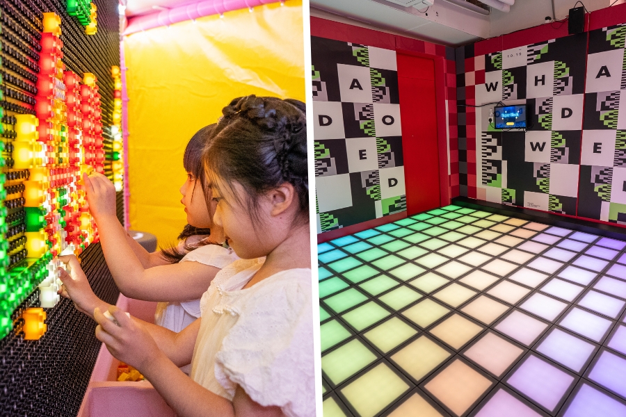 momoland tsuen wan hong kong light-up building blocks and grid battle zone