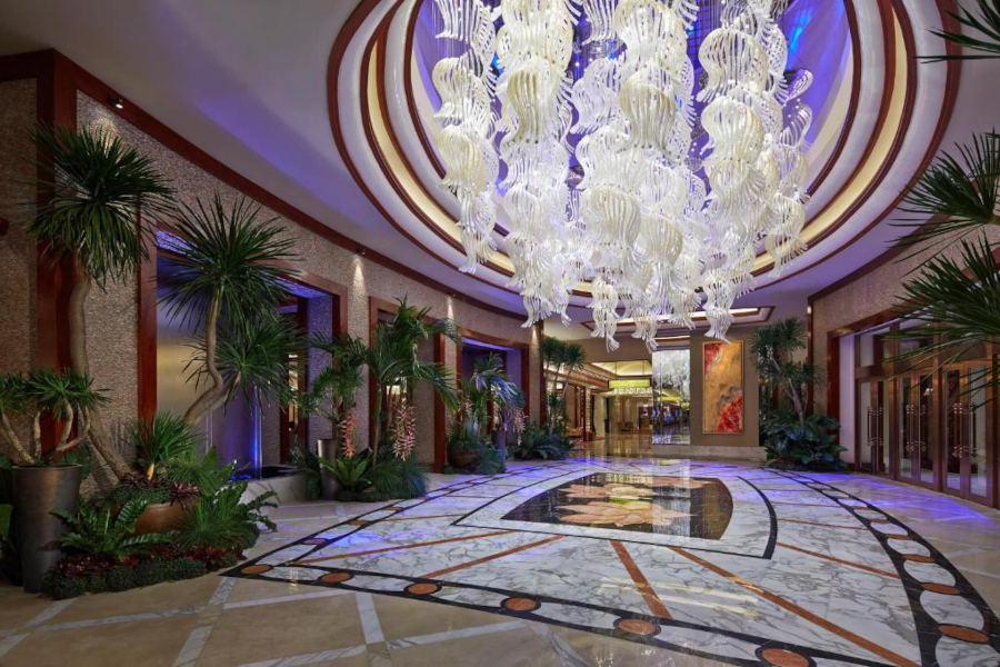 lobby of solaire resort and casino five star hotel