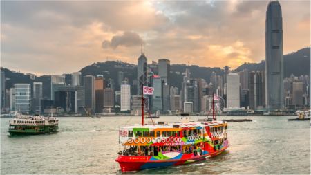 E-ferry trials Hong Kong